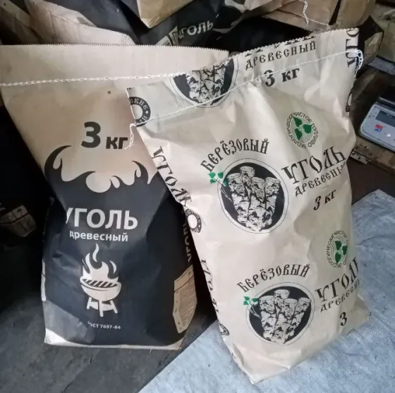 Древесный уголь (березовый) Гост 84-7657, марка "А", высший сорт. 10 кг Тбилиси