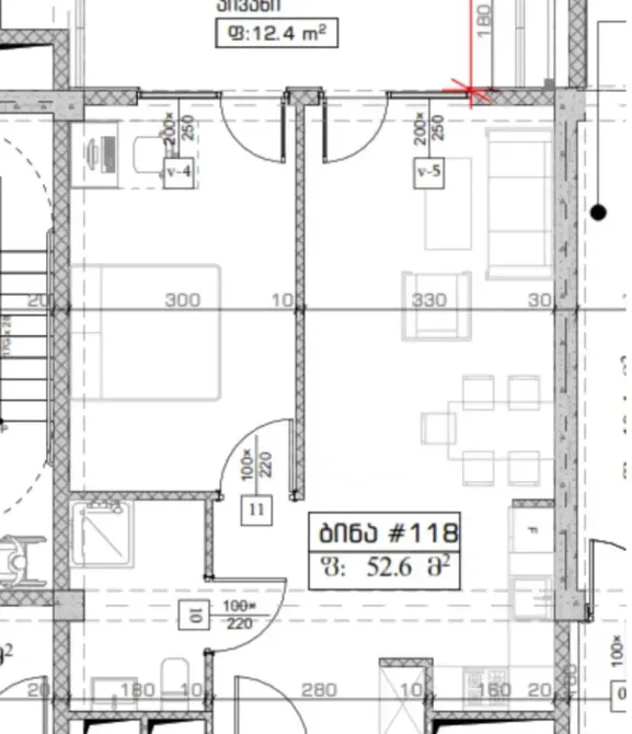 იყიდება 2 ოთახიანი ბინას 65მ² 16/18 სართ თბილისი - photo 1