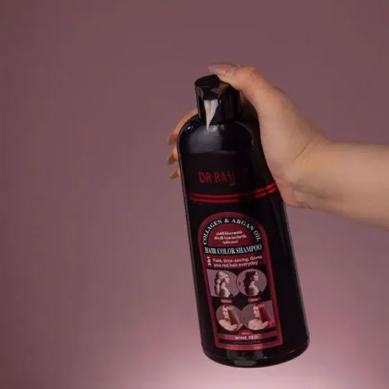 Საღებავი შამპუნი კოლაგენისა და არგანის ზეთის შემცველობით წითელი - DR.Rashel Collagen & Argan OIL HAI თბილისი