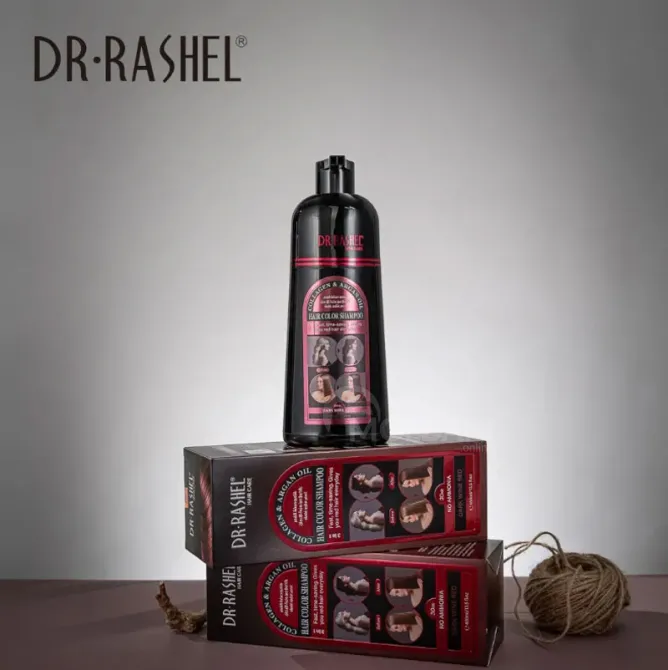 Საღებავი შამპუნი კოლაგენისა და არგანის ზეთის შემცველობით წითელი - DR.Rashel Collagen & Argan OIL HAI თბილისი - photo 4