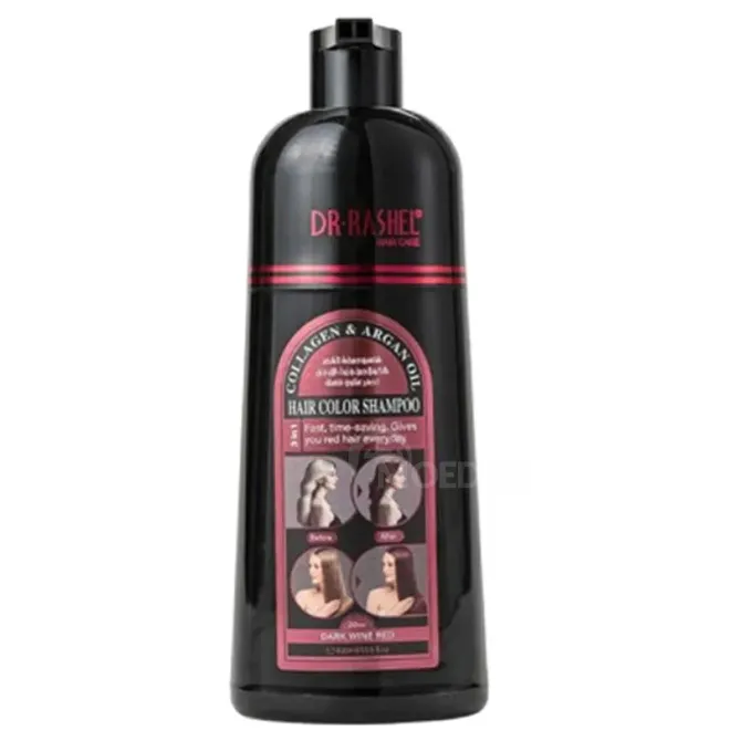 Საღებავი შამპუნი კოლაგენისა და არგანის ზეთის შემცველობით წითელი - DR.Rashel Collagen & Argan OIL HAI თბილისი - photo 2