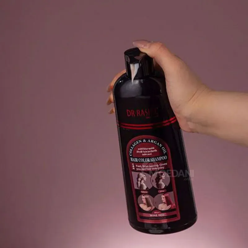 Საღებავი შამპუნი კოლაგენისა და არგანის ზეთის შემცველობით წითელი - DR.Rashel Collagen & Argan OIL HAI თბილისი - photo 1