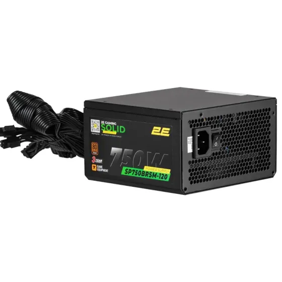 Power supply unit 2E-Sp750Brsm-120 Solid, 750W, 80 Plus Bronze, Power Supply Tbilisi