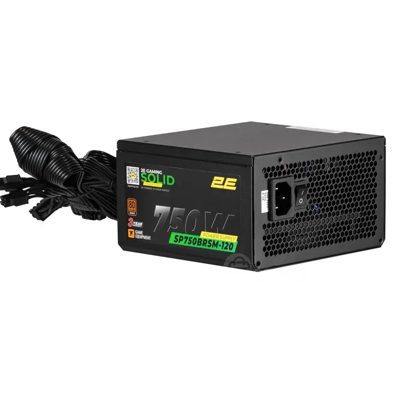 Power supply unit 2E-Sp750Brsm-120 Solid, 750W, 80 Plus Bronze, Power Supply Tbilisi - photo 4