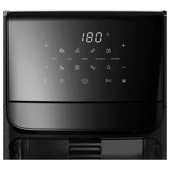 Аэрофритюрница Electrolux Eaf12B, 12 литров, 1800 Вт, сенсорное управление, черная. Тбилиси