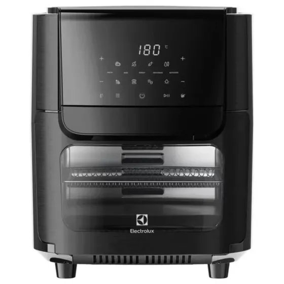 Аэрофритюрница Electrolux Eaf12B, 12 литров, 1800 Вт, сенсорное управление, черная. Тбилиси
