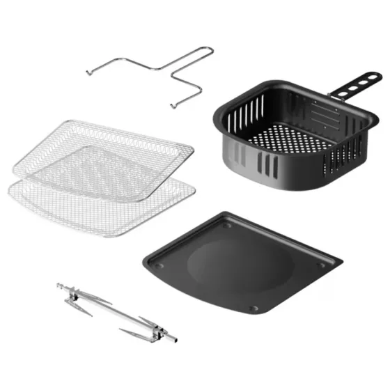 Аэрофритюрница Electrolux Eaf12B, 12 литров, 1800 Вт, сенсорное управление, черная. Тбилиси