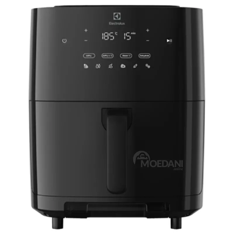 Аэрофритюрница Electrolux Eaf12B, 12 литров, 1800 Вт, сенсорное управление, черная. Тбилиси - изображение 6