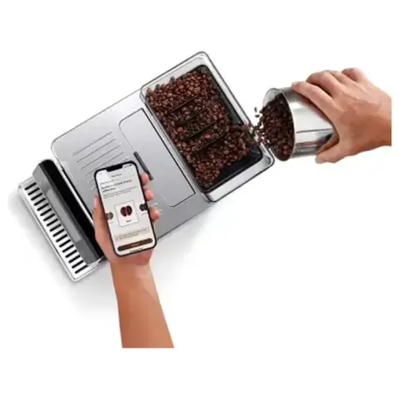 Автоматическая кофемашина Delonghi Ecam630.55.SM Primadonna Aromatic с металлическим корпусом. Тбилиси