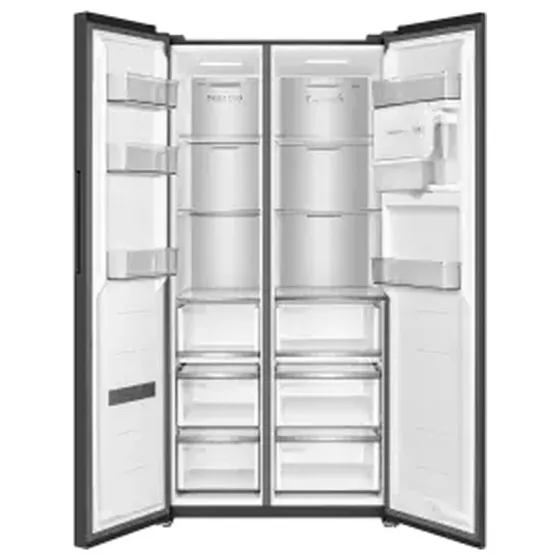 Холодильник TCL C620SBWG Side-by-Side объемом 605 литров, с инверторным генератором No Frost, цвет Galaxy Grey. Тбилиси