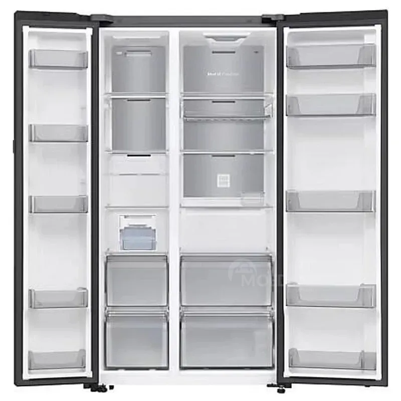 Двухкамерный инверторный холодильник Samsung RS80F65M1Bwr, 680 литров, черный. Тбилиси - изображение 3