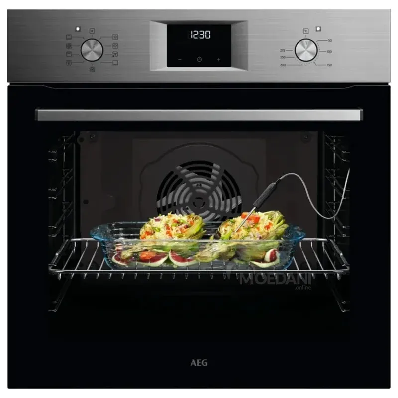 Встраиваемая духовка AEG Oa5Cb31Sm 72 л 2900 Вт, серебристая. Тбилиси - изображение 1
