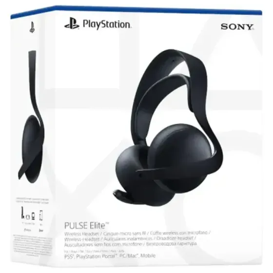 Უსადენო გეიმერული ყურსასმენი Playstation Pulse Elite Wireless Headset Midnight Black თბილისი