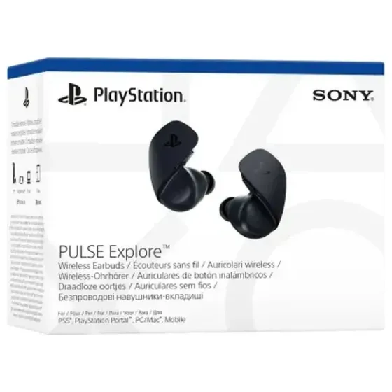 Უსადენო ყურსასმენი Sony Playstation Pulse Explore Wireless Earbuds Midnight Black თბილისი