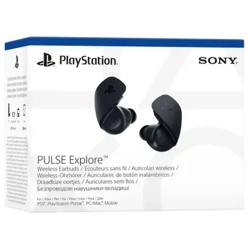 Უსადენო ყურსასმენი Sony Playstation Pulse Explore Wireless Earbuds Midnight Black თბილისი - photo 3