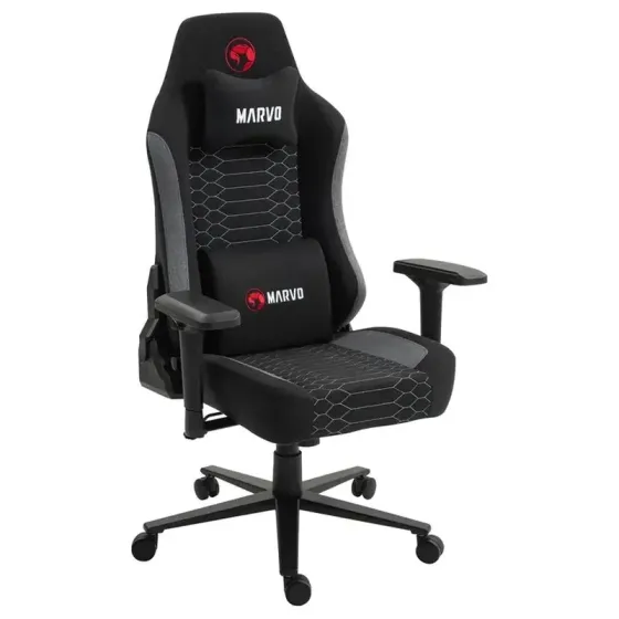 Გეიმინგ სავარძელი Marvo CH-178 GY ერგონომიული დიზაინით ნაცრისფერი თბილისი