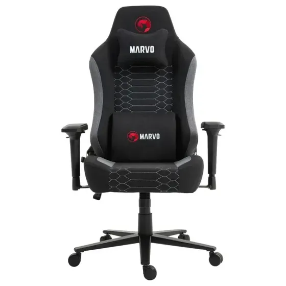 Გეიმინგ სავარძელი Marvo CH-178 GY ერგონომიული დიზაინით ნაცრისფერი თბილისი