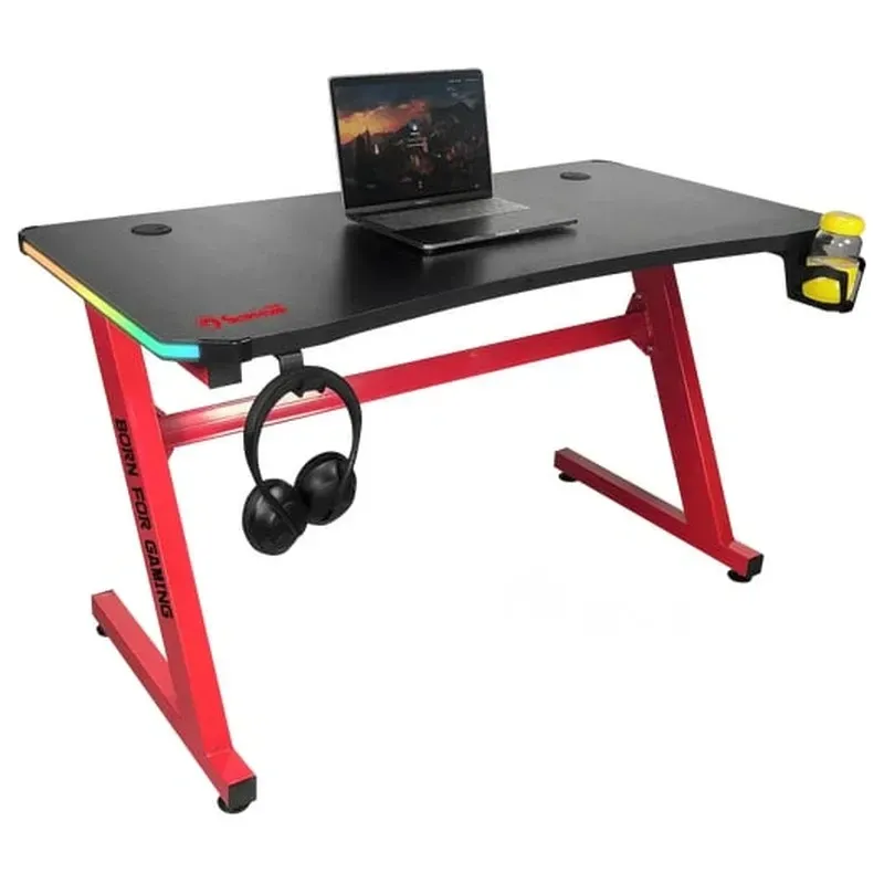 Გეიმერის სათამაშო მაგიდა Marvo DE-07 Tecto 10 შავი/წითელი თბილისი - photo 2