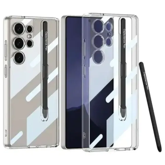 Მობილურის ქეისი TVC Samsung Galaxy S25 Ultra-სთვის Crossbody სამაგრით შავი თბილისი