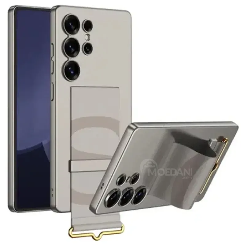 Მობილურის ქეისი TVC GKK Samsung Galaxy S25 Ultra-სთვის სამაგრით და სადგამით - Titanium Grey თბილისი - photo 1