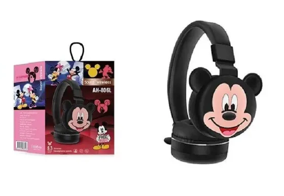 Bluetooth Headphones Sound Wireless AH-806L Black Tbilisi