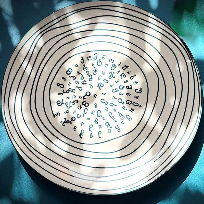 Კერამიკის სადილის თეფში Nego-12 (9") თბილისი - photo 1