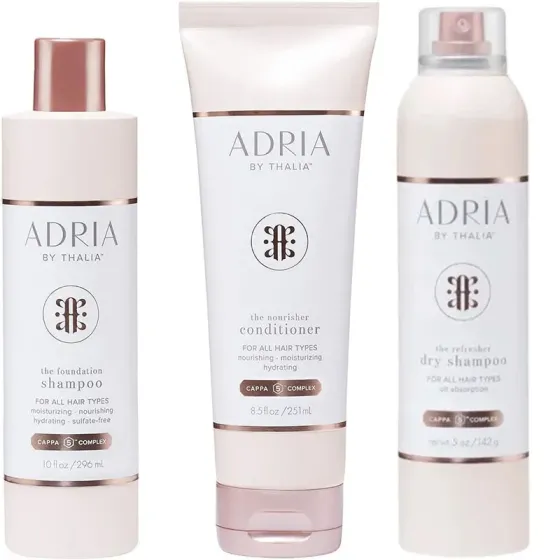 Шампунь, кондиционер + сухой шампунь (акция 2+1) Adria BY Thalia (296 мл, 251 мл, 142 г) Тбилиси