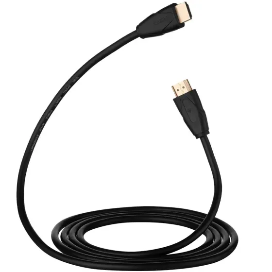 Hdmi კაბელი 2E 2EW-1082-2M Cable Hdmi (M/M) 2М, 2.0, Slim High Speed Aluminum, Black თბილისი
