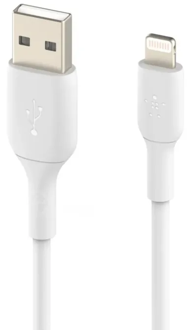 USB კაბელი Belkin Caa001Bt2Mwh Сable USB-A > Lightning Charge/Data, 2M, PVC, White თბილისი - photo 3