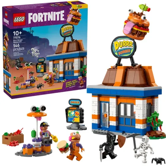 Ასაწყობი კონსტრუქცია (ლეგო) Lego 77076 Constructor Fortnite Durrr Burger Restaurant თბილისი