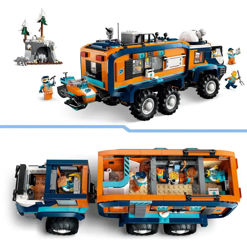 Ასაწყობი კონსტრუქცია (ლეგო) Lego 60471 Constructor City Arctic Explorer Science LAB Truck თბილისი - photo 2