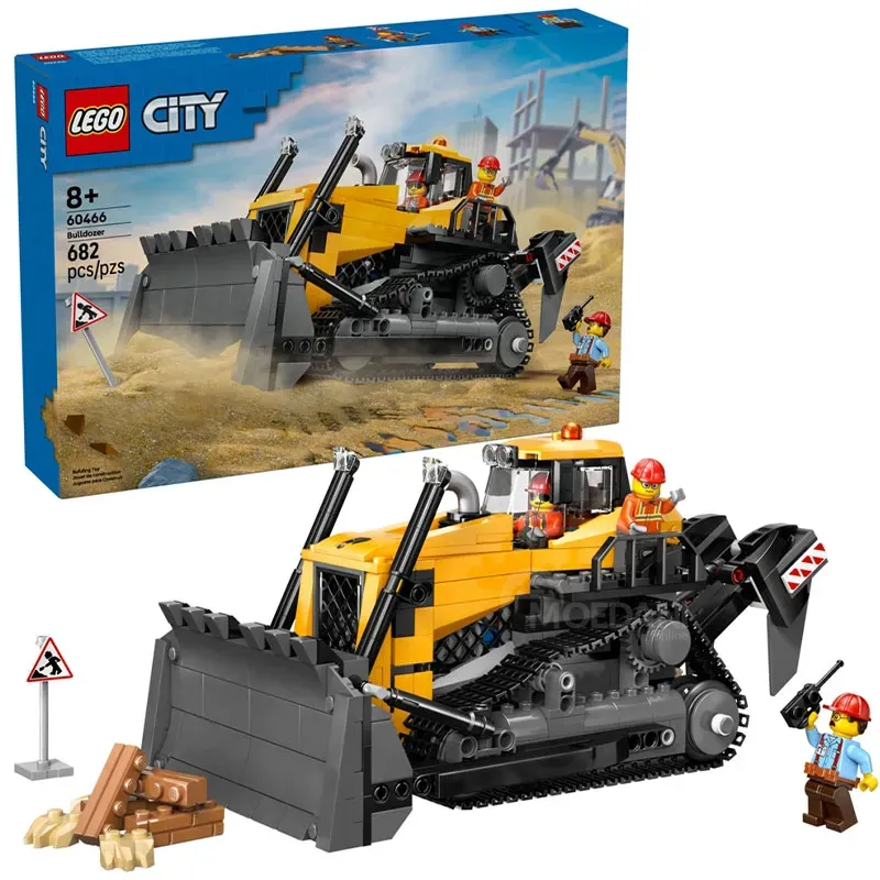 Ასაწყობი კონსტრუქცია (ლეგო) Lego 60466 Constructor City Yellow Bulldozer თბილისი - photo 3