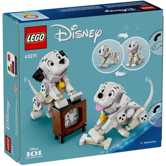 Ასაწყობი კონსტრუქცია (ლეგო) Lego 43271 Constructor Disney Classic Lucky & Penny 101 Dalmatians Puppi თბილისი