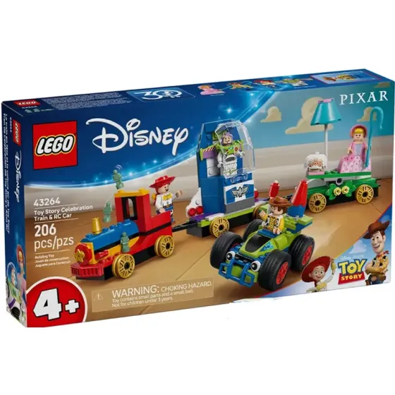 Ასაწყობი კონსტრუქცია (ლეგო) Lego 43264 Constructor Disney Pixar TOY Story Celebration Train & RC CAR თბილისი