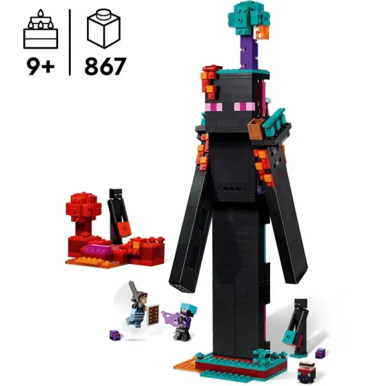 Ასაწყობი კონსტრუქცია (ლეგო) Lego 21279 Constructor Minecraft THE Enderman Tower თბილისი