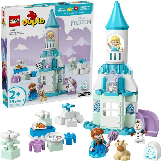 Ასაწყობი კონსტრუქცია (ლეგო) Lego Constructor Duplo Disney Anna AND Elsa'S Frozen Castle Party SET 10 თბილისი