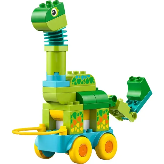 Ასაწყობი კონსტრუქცია (ლეგო) Lego Constructor Duplo Town 3In1 Dinosaurs ON Wheels 10451 თბილისი