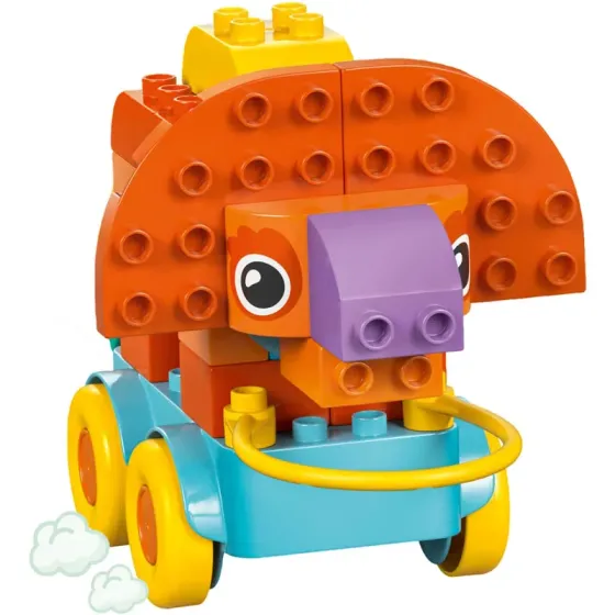 Ასაწყობი კონსტრუქცია (ლეგო) Lego Constructor Duplo Town 3In1 Dinosaurs ON Wheels 10451 თბილისი