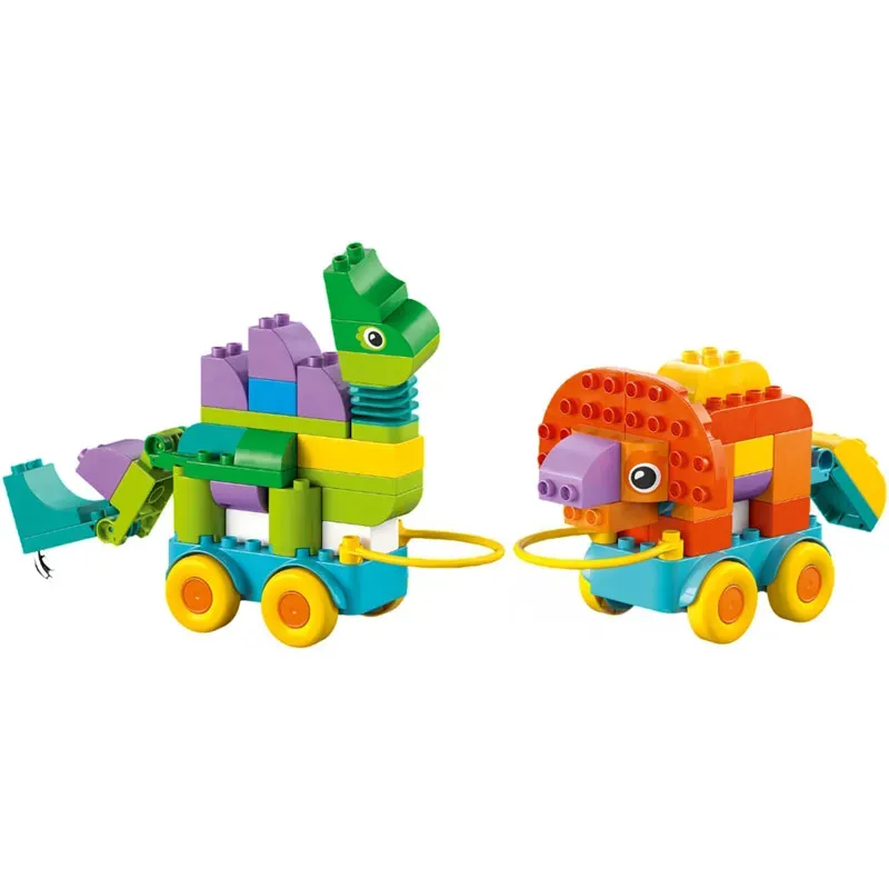 Ასაწყობი კონსტრუქცია (ლეგო) Lego Constructor Duplo Town 3In1 Dinosaurs ON Wheels 10451 თბილისი - photo 7