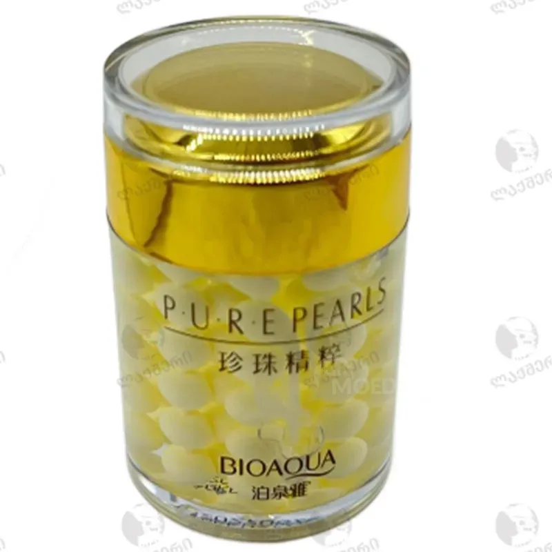 Bioaqua-ს ჰიალურონის სახის კრემი Pure Pearls (120 GR) თბილისი - photo 2