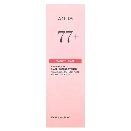 Სახის დამამშვიდებელი ტონერი Anua, Peach 77 Niacin Essence Toner, 8.45 FL OZ (250 ML) თბილისი