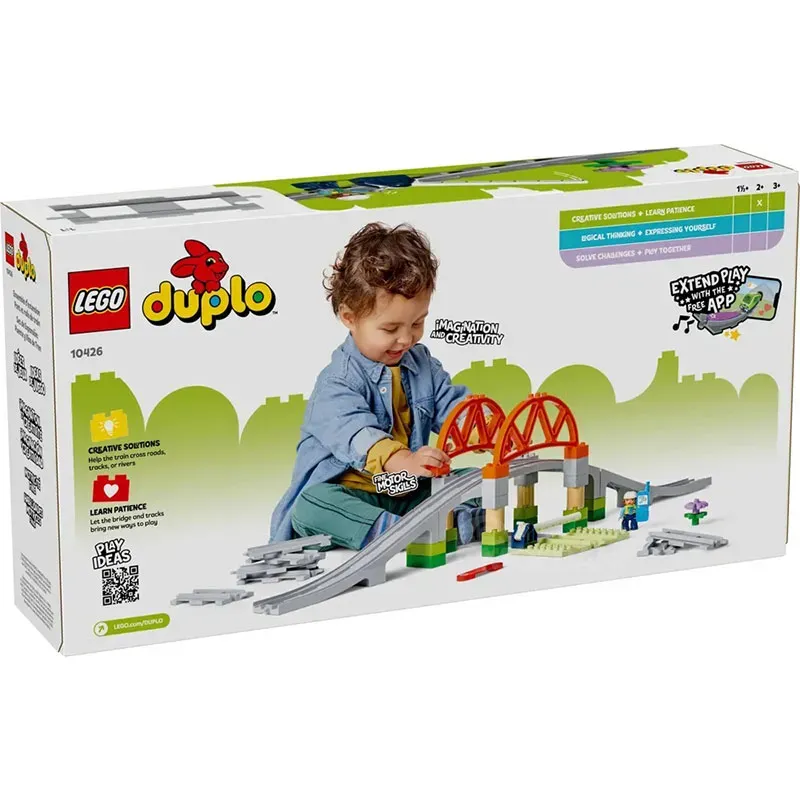 Набор Lego Constructor Duplo «Железнодорожный мост и рельсы для города» Тбилиси - изображение 1