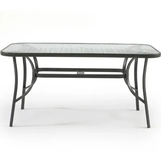 Прямоугольный стол со стеклянной столешницей L SC-094-150 (150*90*70 см) Тбилиси