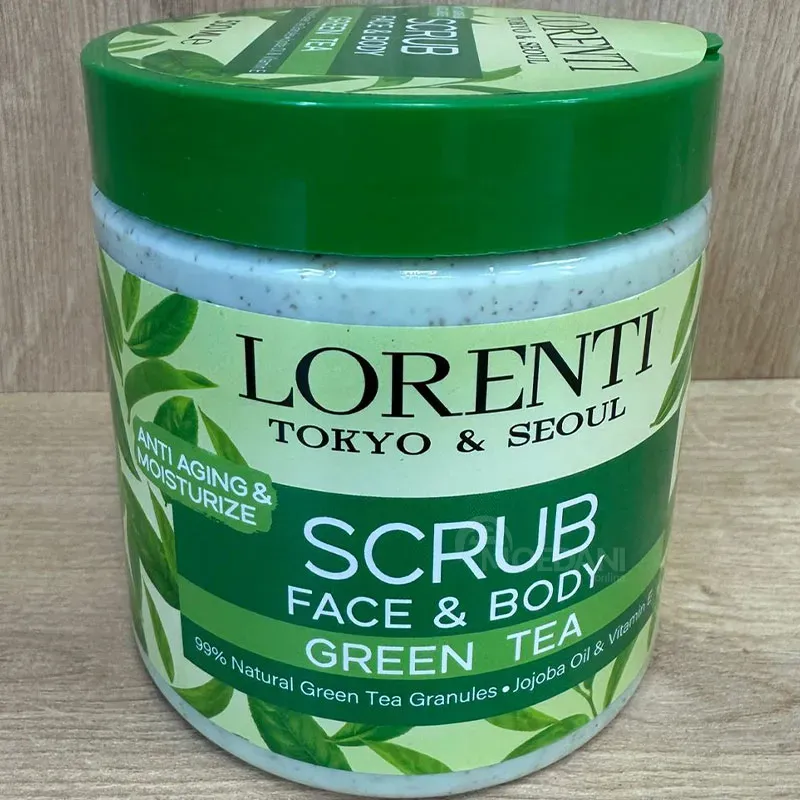 Скраб для тела и лица с зеленым чаем Lorenti Scrub Green TEA (500 мл) Тбилиси - изображение 1