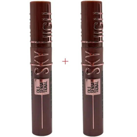 Водостойкая тушь для ресниц Maybelline Lash Sensational SKY High (акция 1+1) (7,2 мл) Тбилиси