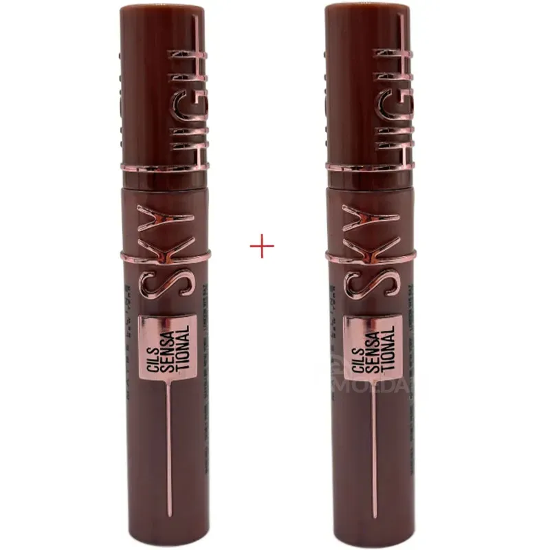 Водостойкая тушь для ресниц Maybelline Lash Sensational SKY High (акция 1+1) (7,2 мл) Тбилиси - изображение 1