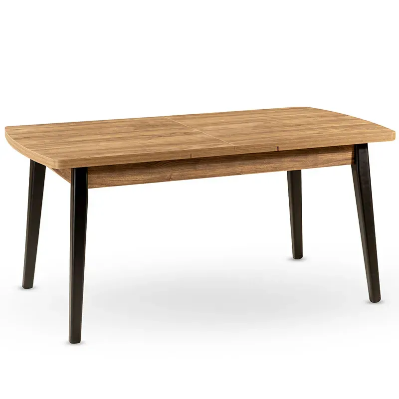 Folding table with black legs Aras-Chestnut 2 (1.4/1.8*0.8) Tbilisi - photo 1