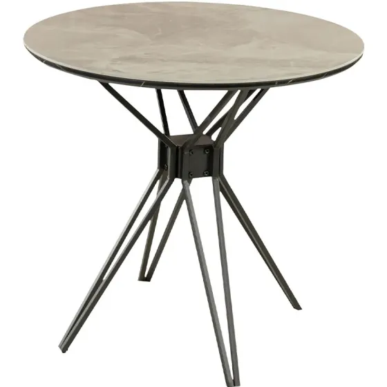 Round table with ceramic granite surface Q80 DT-508 Tbilisi