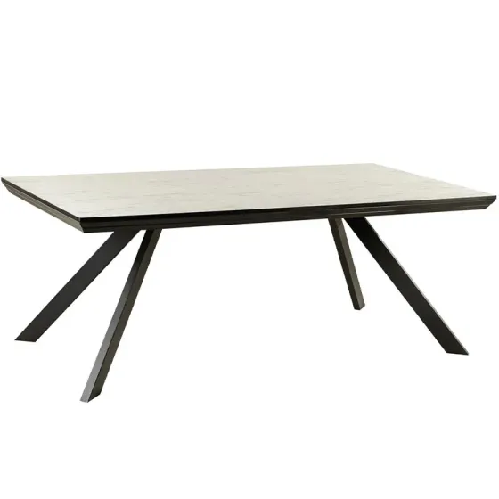 Folding table with MDF top on iron frame TGT-Corin/Marmo (200+04+04*100*0.75 cm) Tbilisi