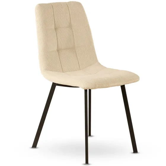 Ბეჟი ფერის ვილვეტის ნაჭრის სკამი Xs2641-02 თბილისი